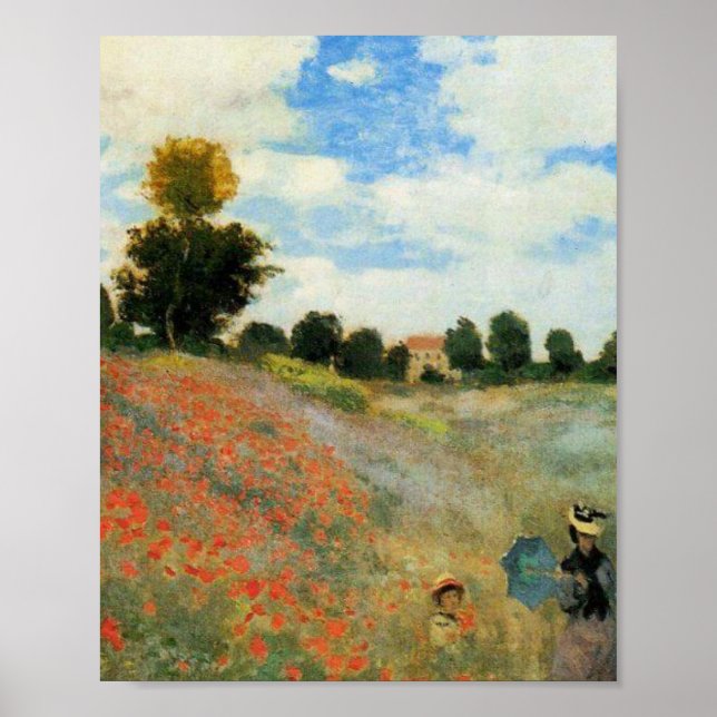 Affiche Claude Monet Poppies (Devant)