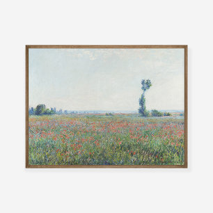 Affiche Claude Monet Poppy Field Painting Art Imprimer