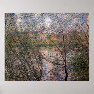 Affiche Claude Monet - Printemps à travers les branches
