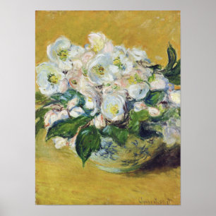 Affiche Claude Monet - Roses de Noël