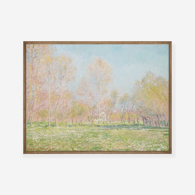 Affiche Claude Monet Spring In Giverny Peinture Art Print (Créateur téléchargé)