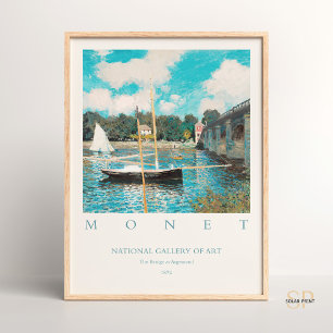 Affiche Claude Monet The Bridge à Argenteuil Imprimer