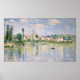 Affiche Claude Monet   V�theuil in Summer