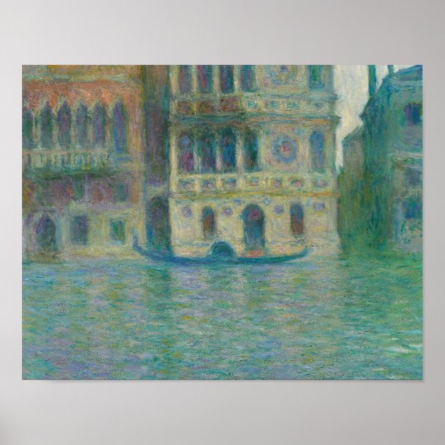 Affiche Claude Monet - Venise, Palazzo Dario (Devant)