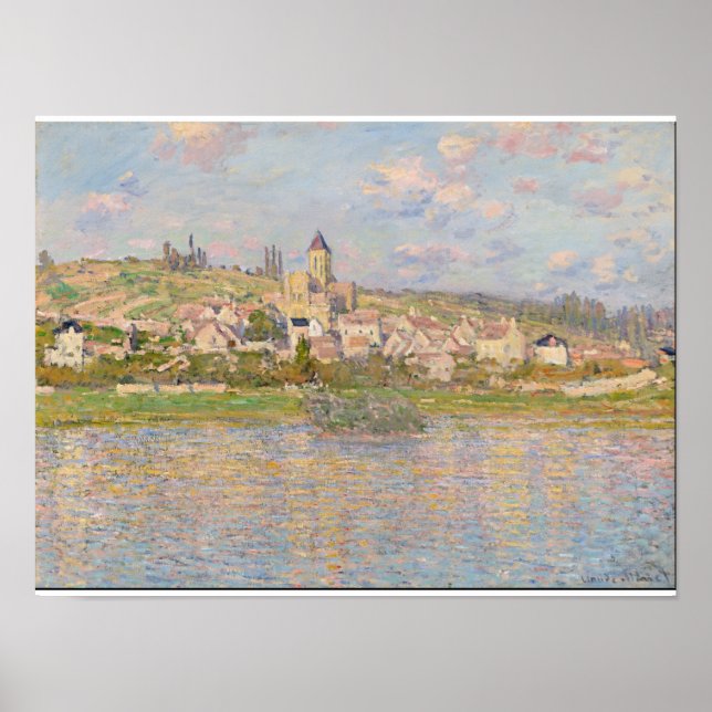 Affiche Claude Monet - Vetheuil (Devant)