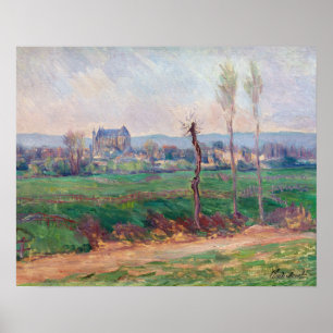Affiche Claude Monet - Vue de Vernon