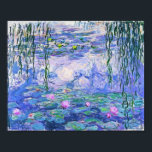 Affiche Claude Monet Water Lilie L'Art Impressionniste Fra<br><div class="desc">Claude Monet Water Lilies Art French Impressionist Water Lilies (ou Nympheas) est une série d'environ 250 peintures à l'huile de l'impressionniste français Claude Monet. Les peintures représentent le jardin fleuri de Monet à Giverny.</div>