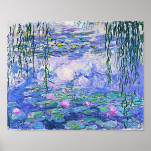 Affiche Claude Monet Water Lilie L'Art Impressionniste Fra