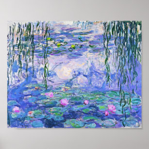 Affiche Claude Monet Water Lilie L'Art Impressionniste Fra