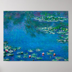 Affiche Claude Monet - Water Lilies