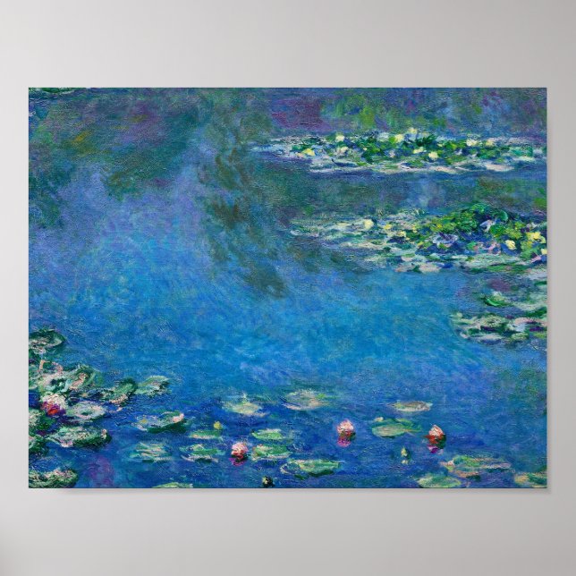 Affiche Claude Monet - Water Lilies (Devant)
