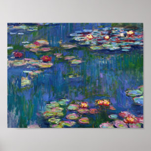 Affiche Claude Monet - Water Lilies