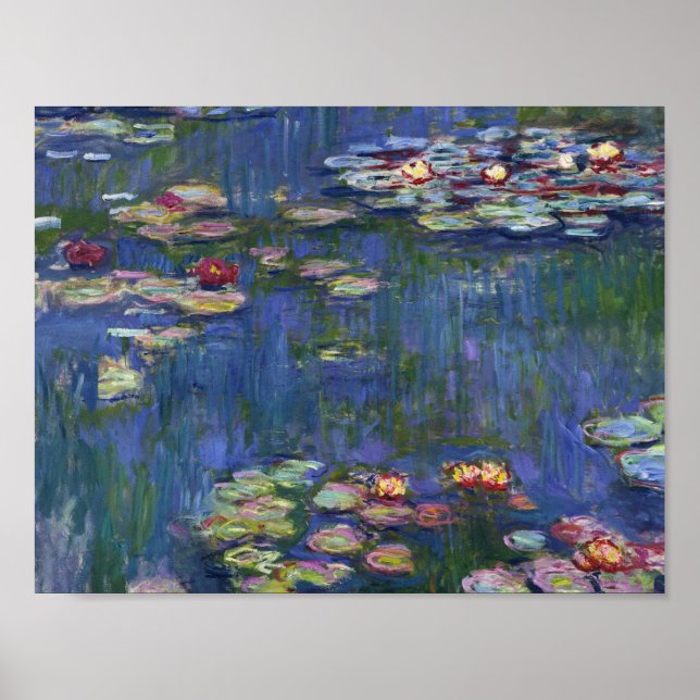 Affiche Claude Monet - Water Lilies (Devant)