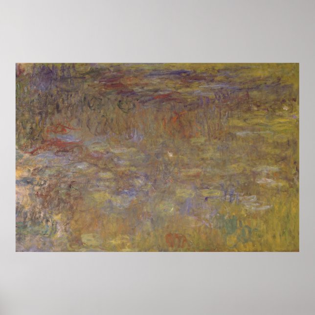 Affiche Claude Monet | Water-Lily Pond (Devant)
