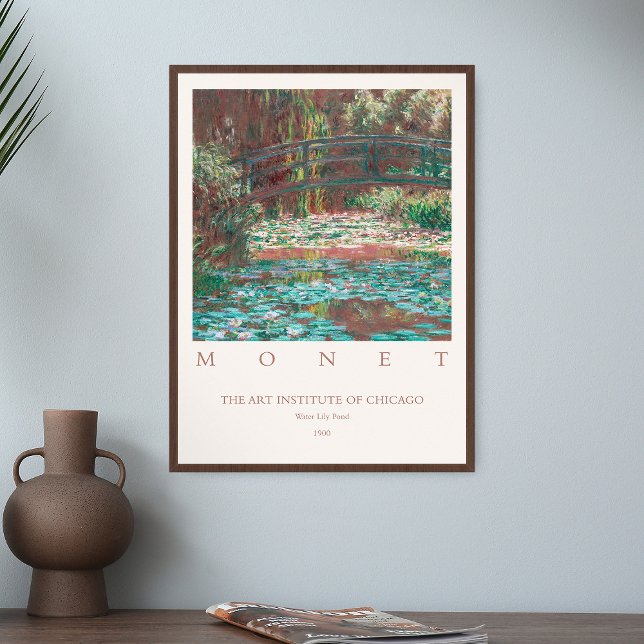 Affiche Claude Monet Water Lily Pond peinture Vintage (Créateur téléchargé)