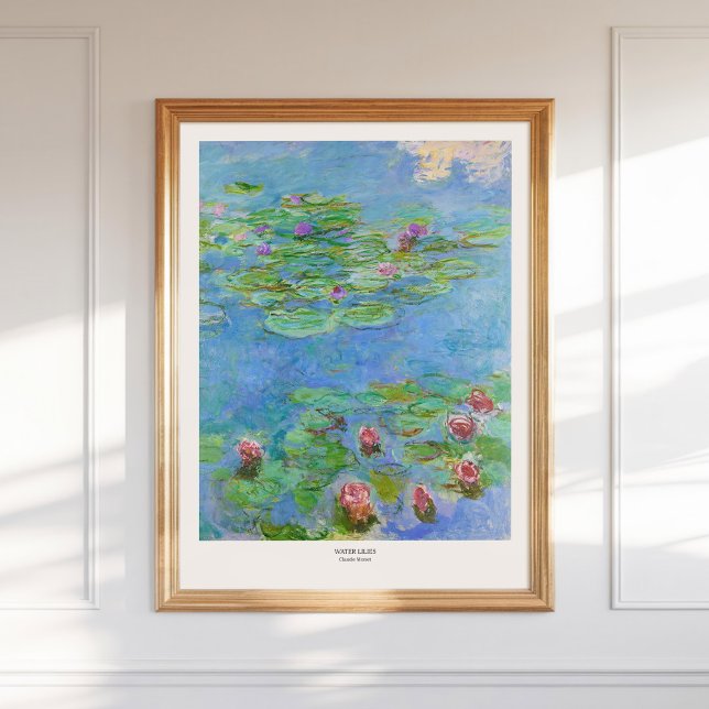 Affiche Claude Monet Water Lys Art Imprimer Décor Vintage (Créateur téléchargé)