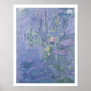 Affiche Claude Monet Waterlilies