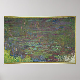 Affiche Claude Monet Waterlilies at Sunset
