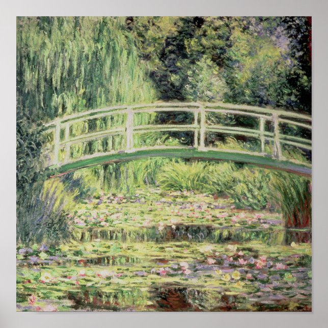 Affiche Claude Monet | White Nenuphars, 1899 (Devant)
