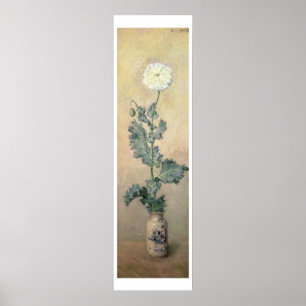 Affiche Claude Monet White Poppy