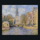 Affiche Claude Monet - Windmills près de Zaandam<br><div class="desc">The Zuiderkerk,  Amsterdam - Claude Monet,  Huile sur toile,  1874</div>