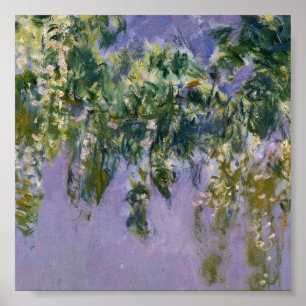 Affiche Claude Monet - Wisteria