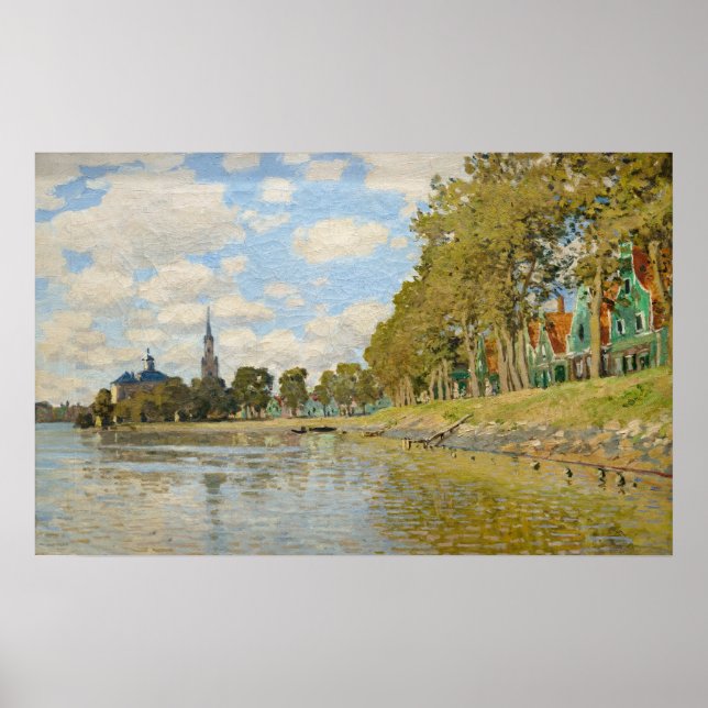 Affiche Claude Monet - Zaandam (Devant)