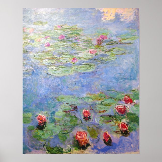 Affiche Claude Monet's Water Lilies (Devant)