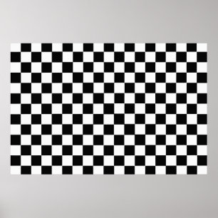 Affiche Clavier Classique Noir Et Blanc