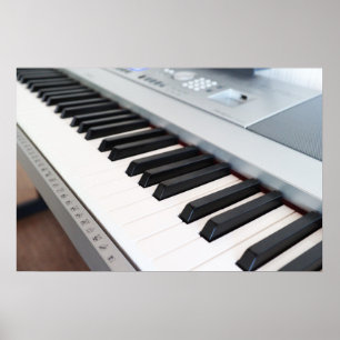 Affiche Clavier numérique pour piano