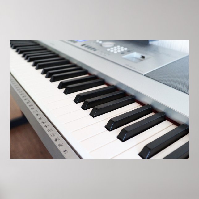 Affiche Clavier numérique pour piano (Devant)