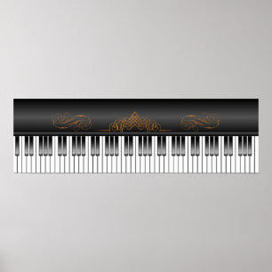 Affiche Clavier pour piano
