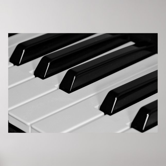 Affiche Clavier pour piano (Devant)