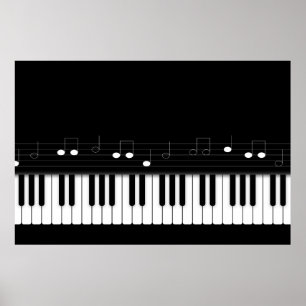 Affiche Clavier pour piano