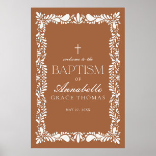 Affiche Clay Talavera Carrelage Espagne Fiesta Baptême Bie