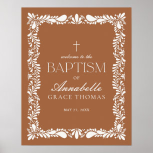 Affiche Clay Talavera Carrelage Espagne Fiesta Baptême Bie