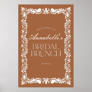 Affiche Clay Talavera Carrelage Fiesta Bridal Brunch Bienv