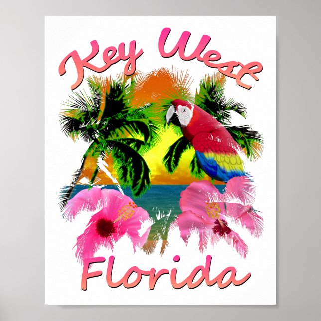 Affiche Clé tropicale West Florida Keys (Devant)
