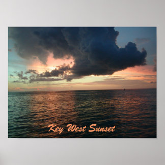 Affiche Clé West Sunset