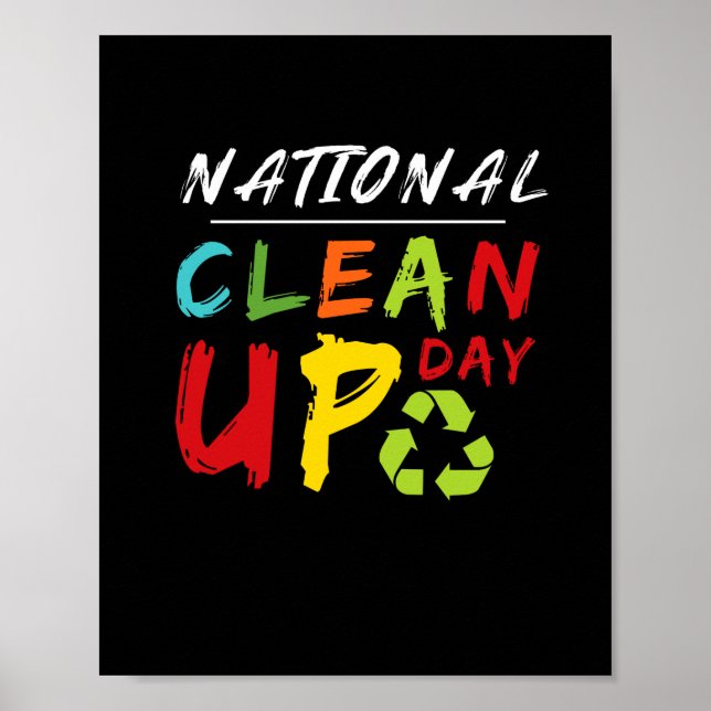 Affiche Clean Up Day Cleaning (Devant)