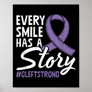 Affiche Cleft Strong Cleft Warrior Cleft Craniofacial Awar