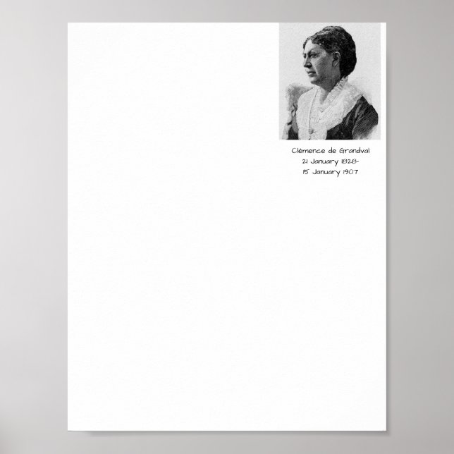 Affiche Clémence Grandval (Devant)