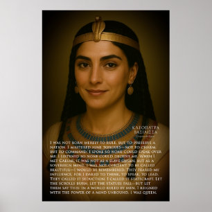 Affiche CLEOPATRA PHILATOR - Reine d'Égypte