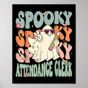 Affiche Clerc de la présence super Funny Halloween Costume