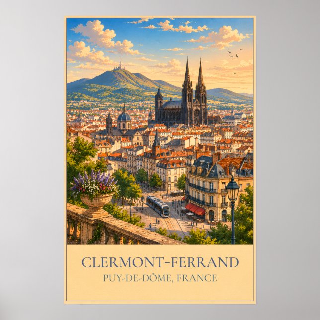 Affiche Clermont-Ferrand (Devant)