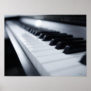 Affiche Clés détaillées 2 de piano