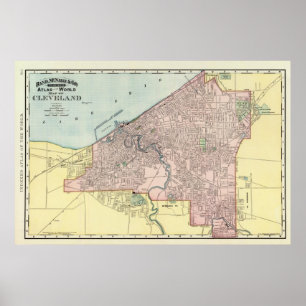 Affiche Cleveland, Ohio