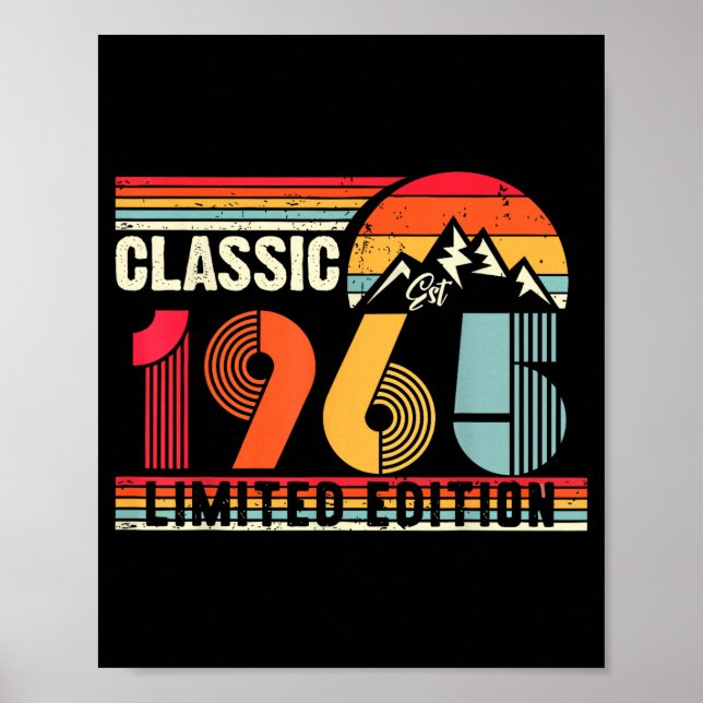 Affiche Clic 1965 Limited Edition 60 Year Old 60th Birthda (Devant)