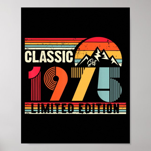 Affiche Clic 1975 Limited Edition 50 Year Old 50th Birthda (Devant)