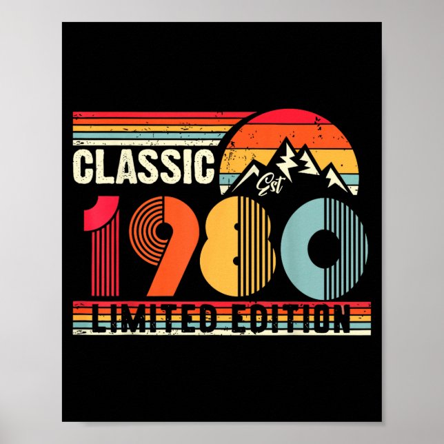 Affiche Clic 1980 Limited Edition 45 Year Old 45th Birthda (Devant)